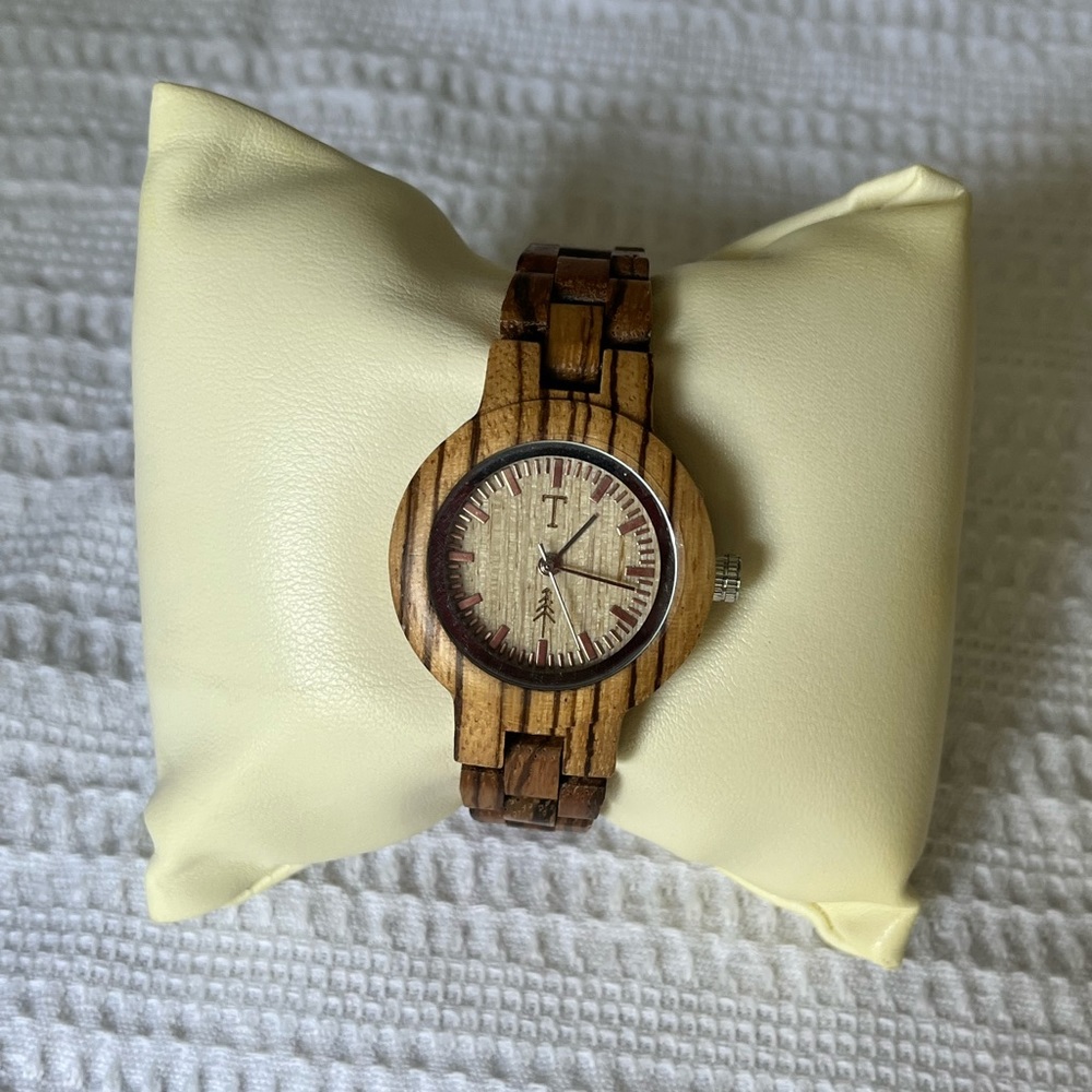 Women’s Tree & Twig Wooden Watch 8” circumference